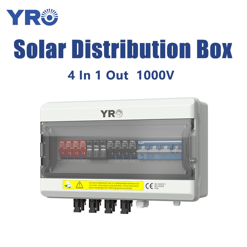 4 в 1 OUT 1000V DC Solar Distribution Box