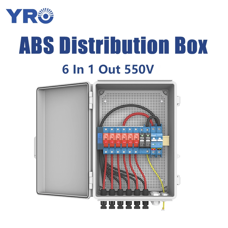 6 в 1 OUT 550V DC ABS Distribution Box
